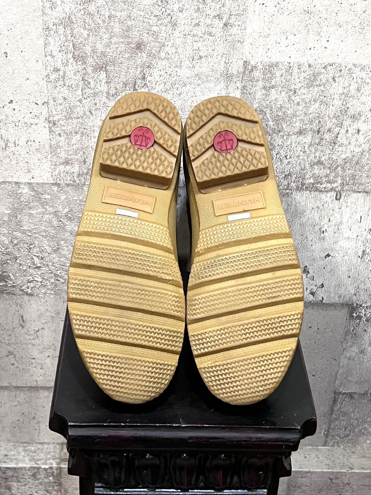 【美品】HUNTER ハンター　サイドゴア　レインブーツ ブラウン HUNTER ハンター サイドゴア レインブーツ ブラウン HUNTER ハンター