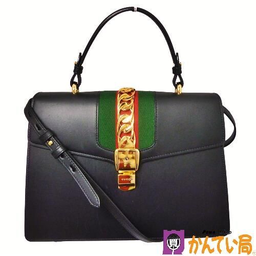 GUCCI グッチ 431665 シルヴィ 2WAYショルダーバッグ ハンドバッグ 