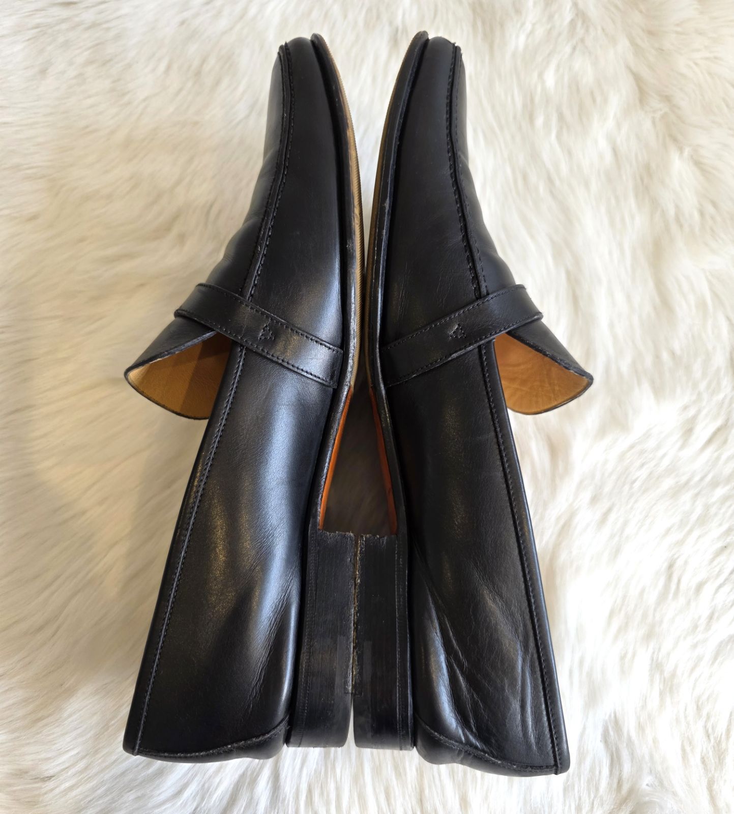 ☆HERMES(エルメス) アピ H金具 モントレー レザー シューズ