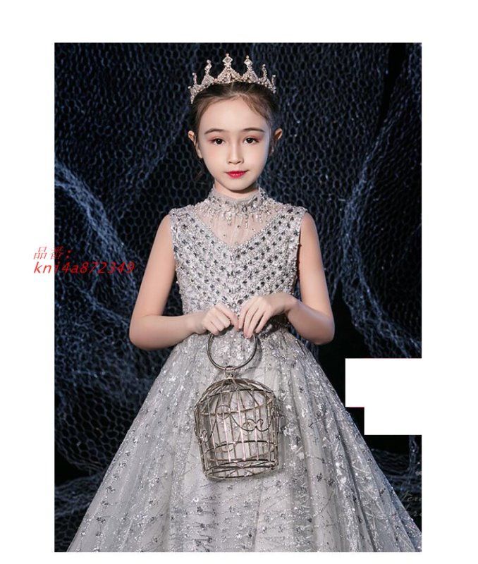 ラインストーン キッズドレス