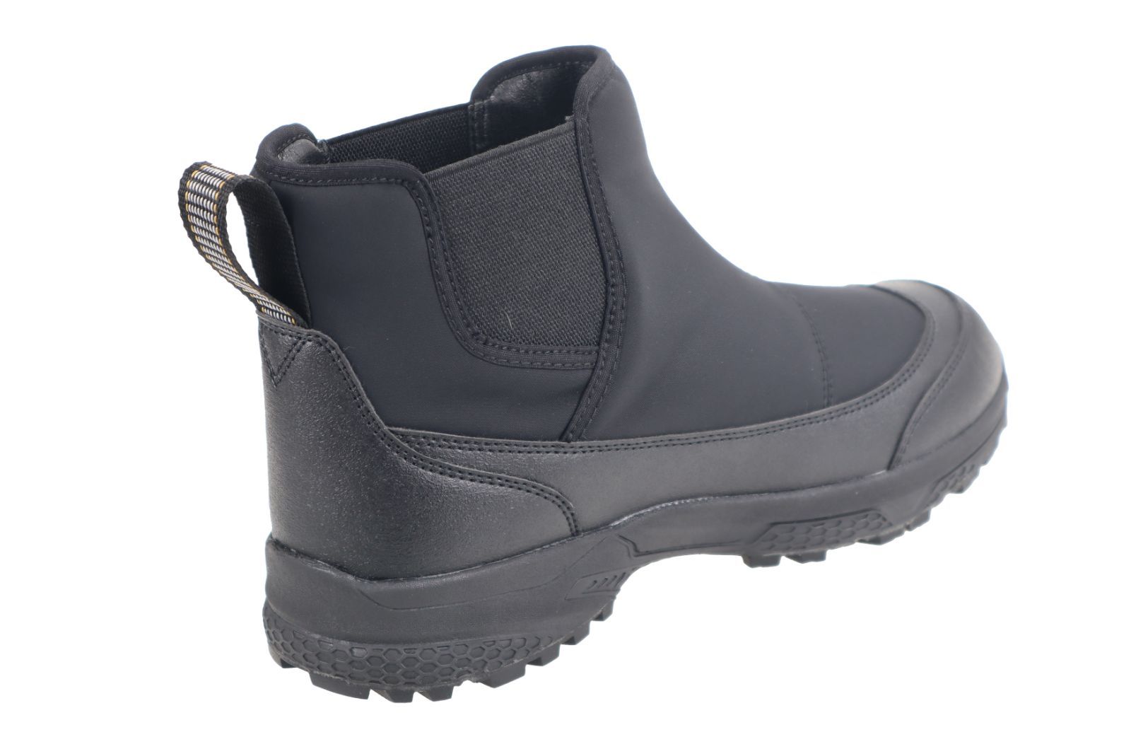 新品未使用M-U SPORTS ウィンターブーツ ブラック ショートブーツ レディース タンクソール 厚底 防水 14904 黒