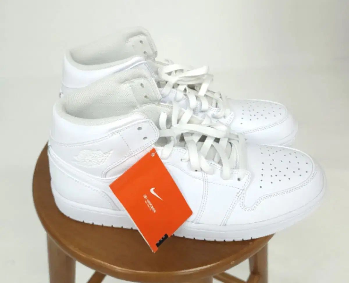 NIKE(ナイキ) スニーカー 285 エアジョーダン 1 オールホワイト