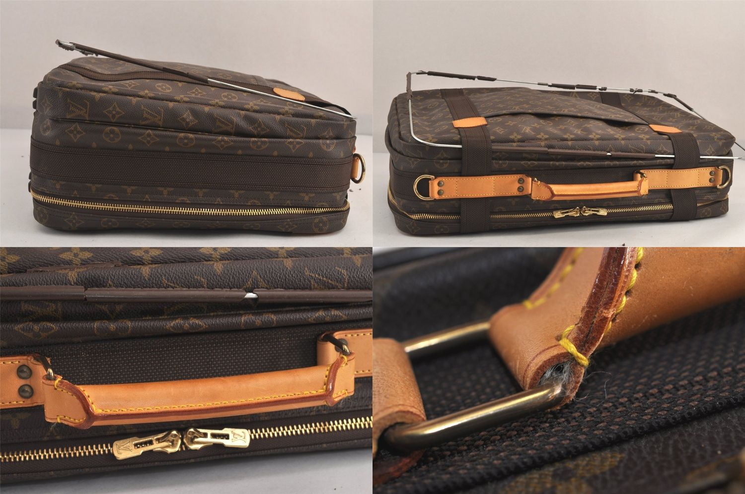 LOUIS VUITTON ルイヴィトン モノグラム サテライト 53 トラベルバッグ