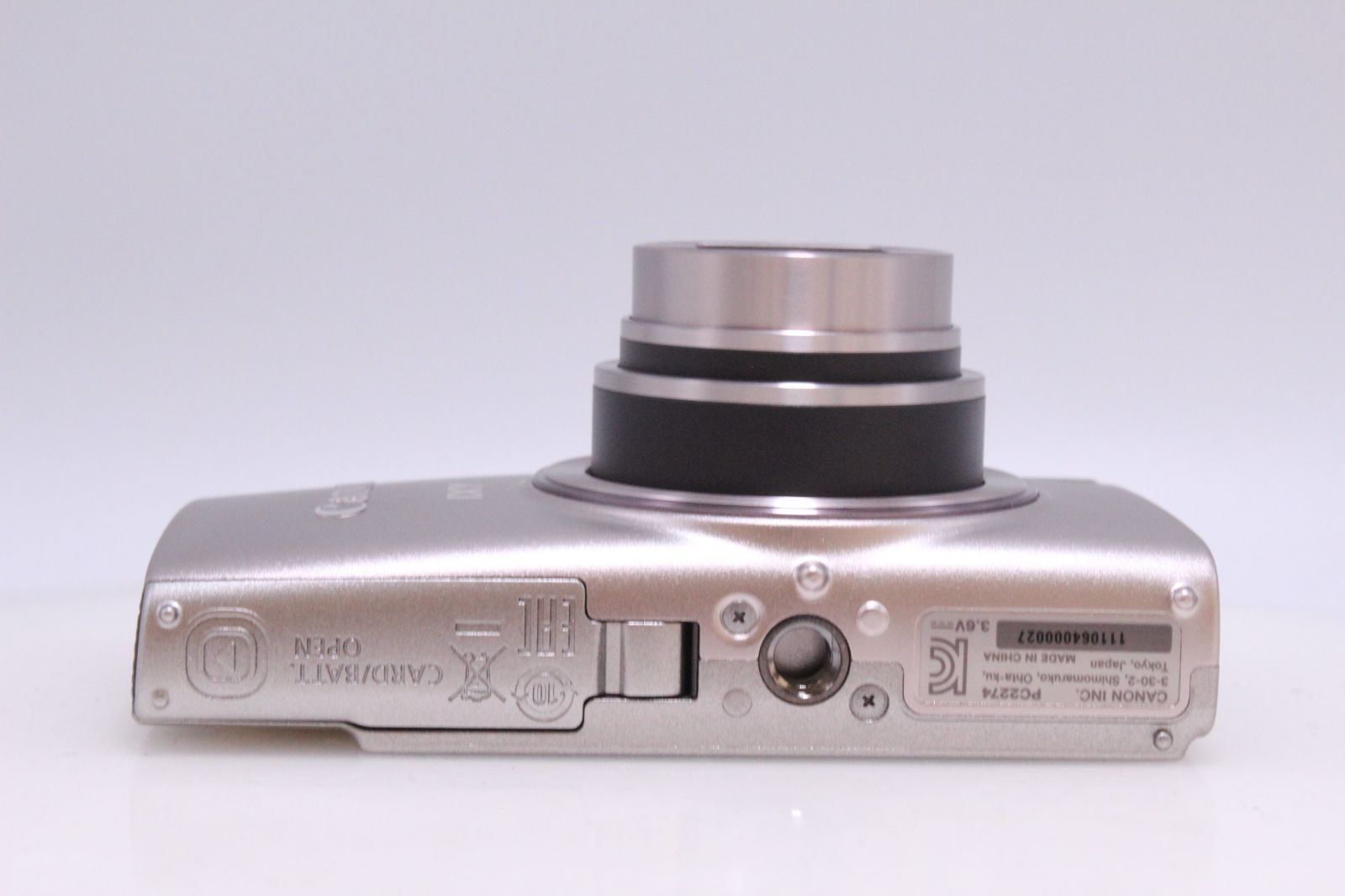 超極美品】Canon IXY 650 シルバー コンパクトデジタルカメラ