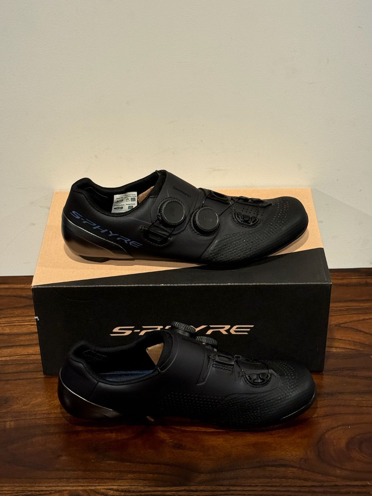 ♥ SHIMANO S-PHYRE RC9 SH-RC902 SPDSL シマノ シューズ ビンディングシューズ ロードバイク 黒 25.5cm 26cm 送料無料