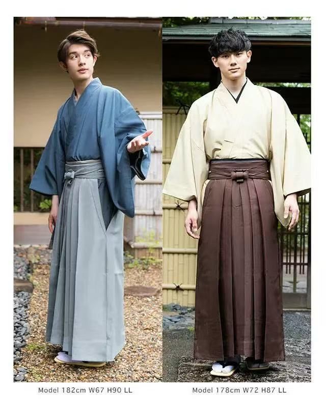 純色無地和風紳士スタイル