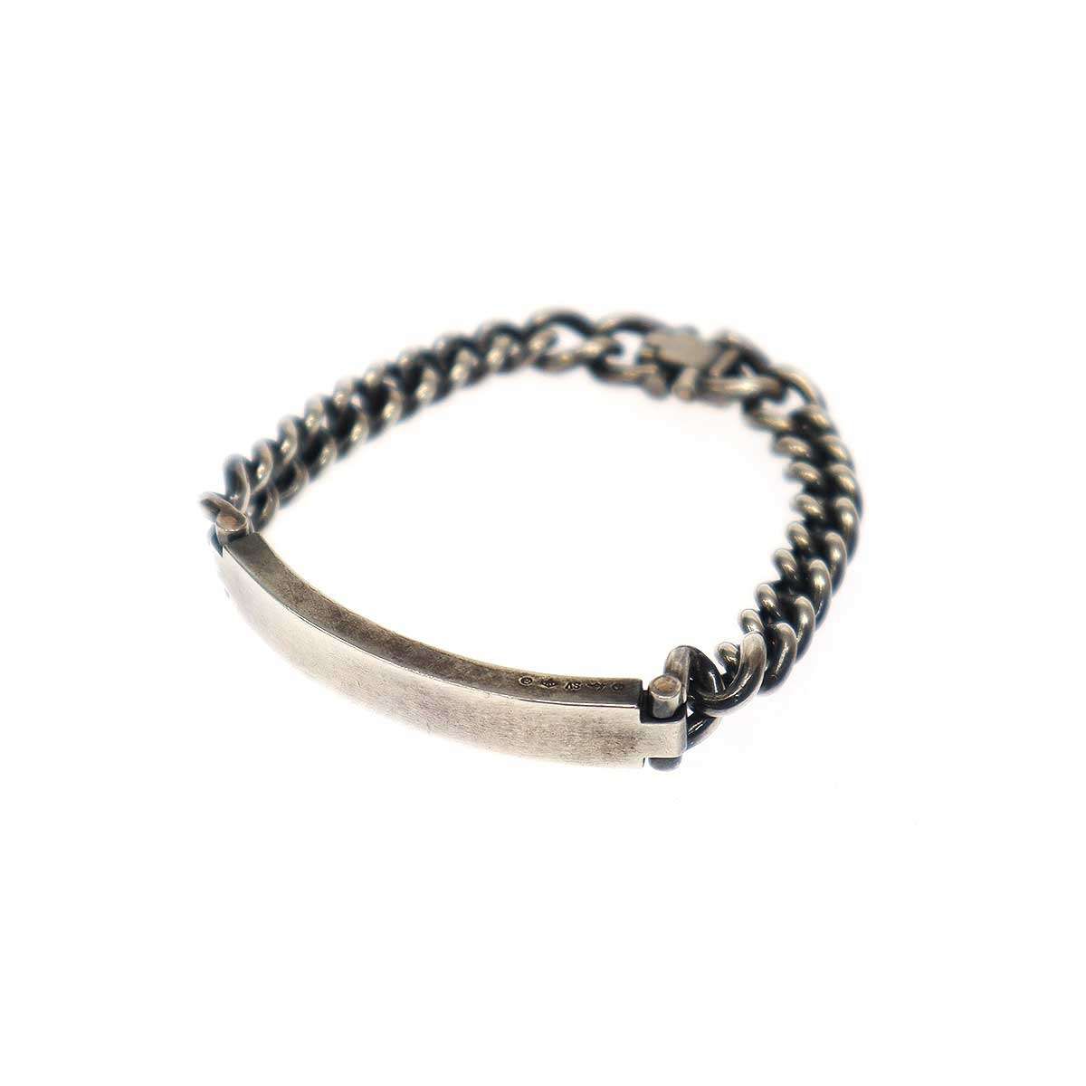 hum ハム IDENTITY BRACELET SV clasp K18YG plate IDブレスレット