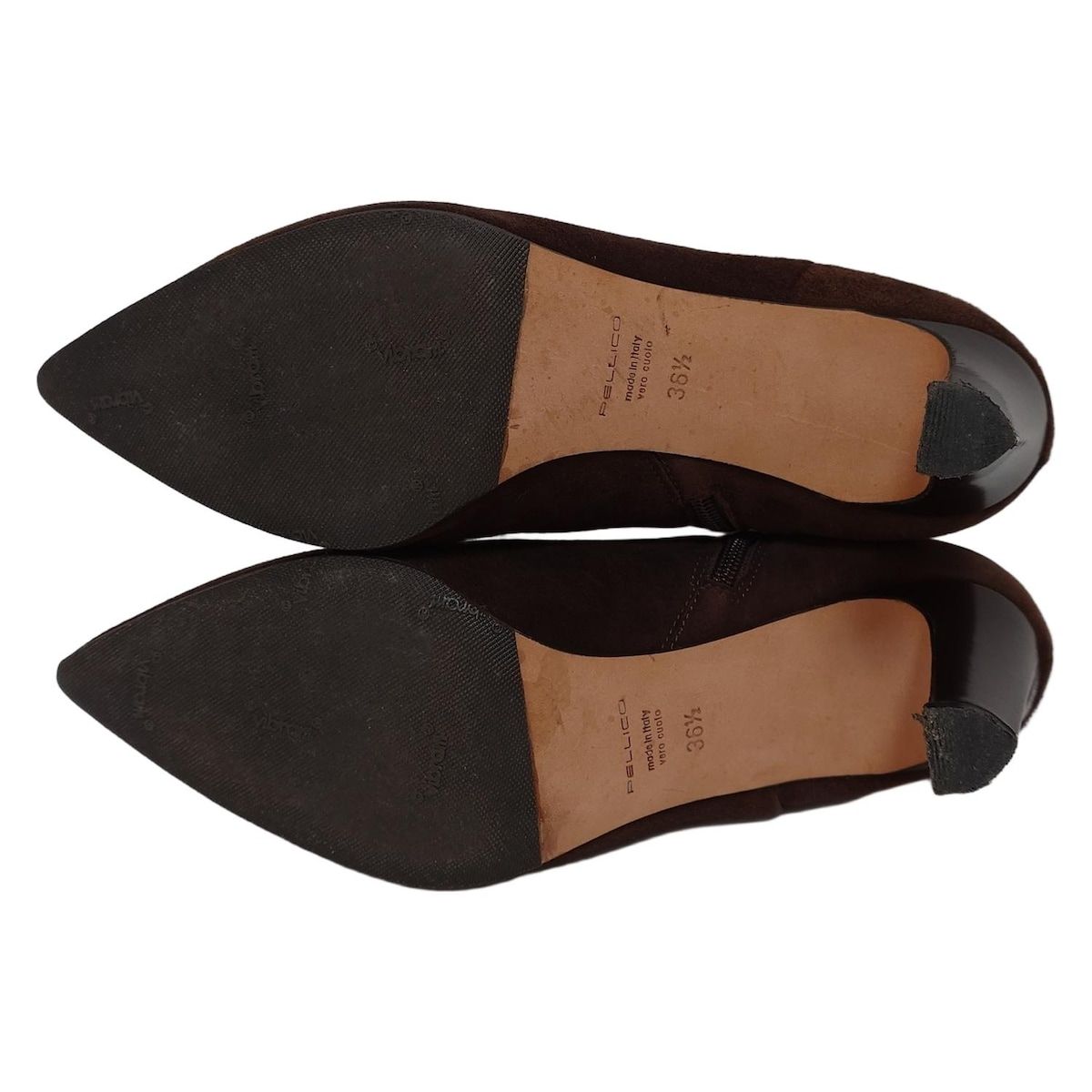 PELLICO(ペリーコ) ブーティ 36 1/2 レディース - ダークブラウン 楽天