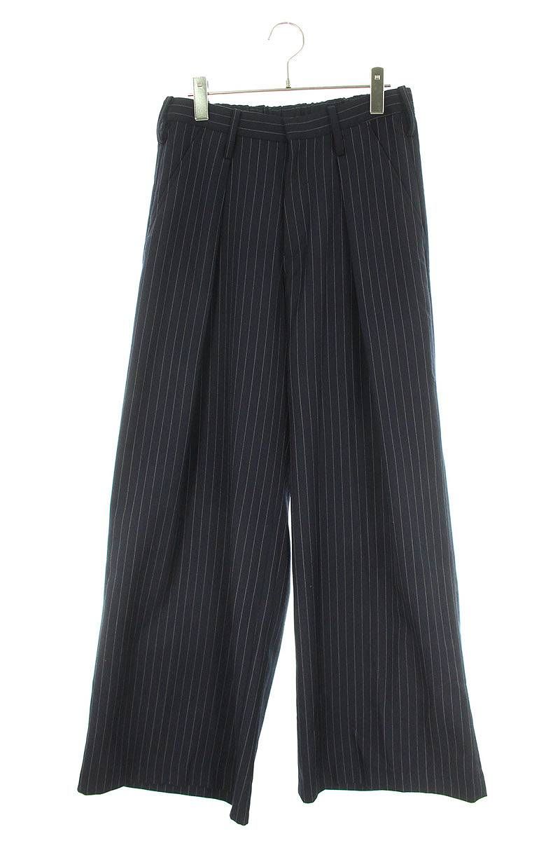 LiNoH ウールギャバジンワイドバギーパンツ LiNoH ウールギャバジン