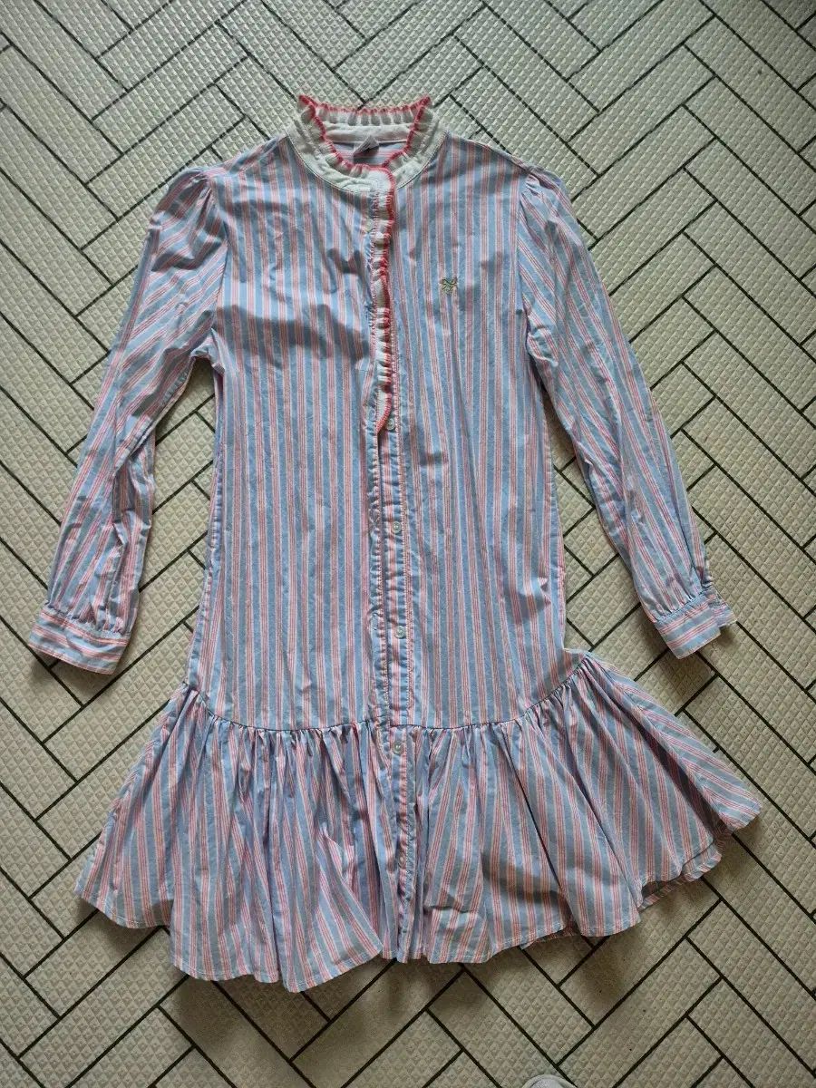 ゼリースプーン ストライプ シャツ 150