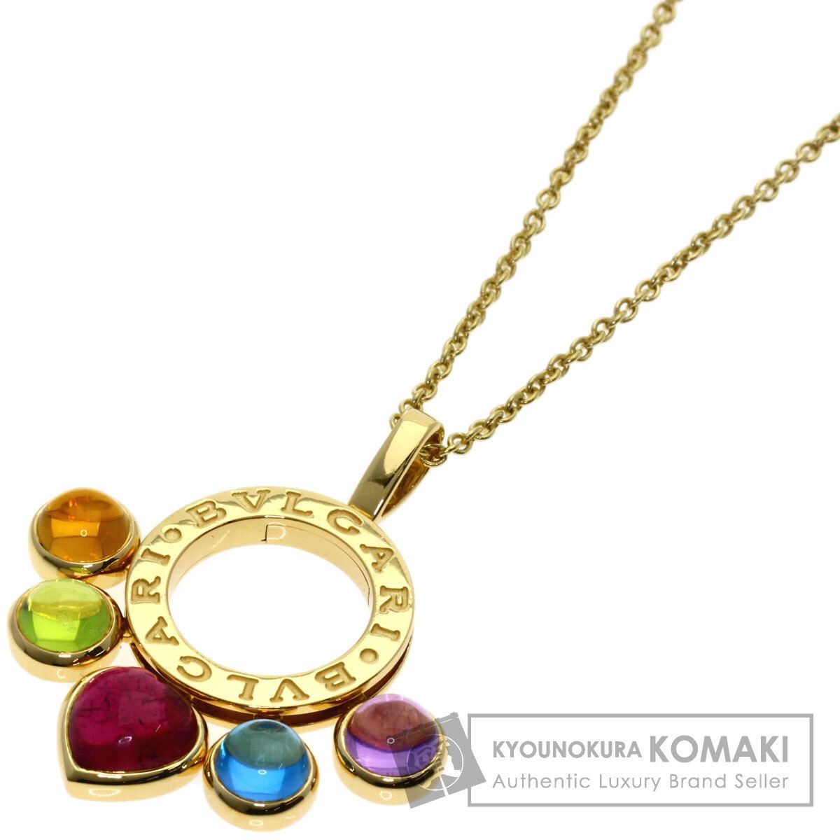 BVLGARI ブルガリ アレグラ マルチカラーストーン ネックレス