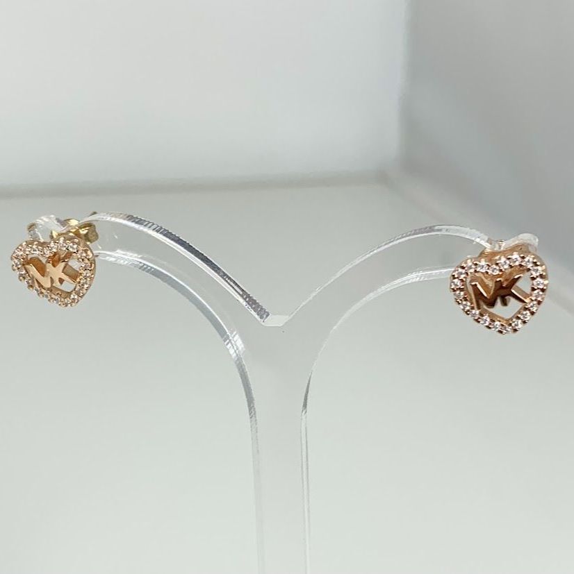 MICHAEL KORS ハート型クリスタルピアス マイケルコース MICHAEL KORS ハート型 クリスタル ピアス