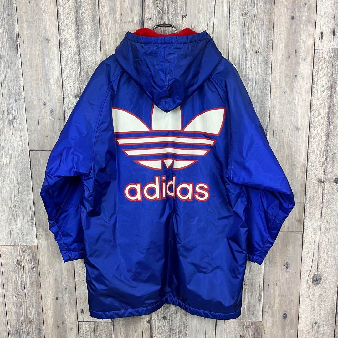 OLD adidas 90s デサント アディダス 中綿 ベンチコート M - メルカリ