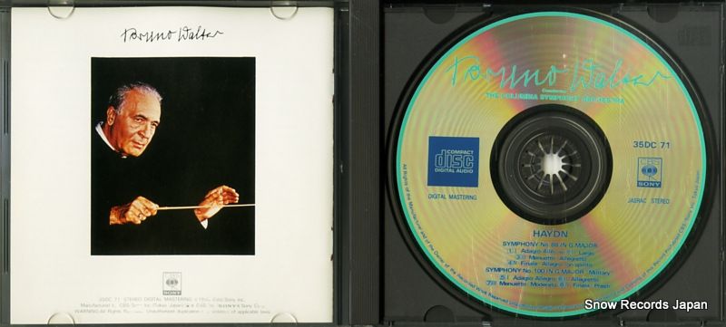 CD】ブルーノ・ワルター ハイドン:交響曲第88番/第100番 CD】ブルーノ・ワルター ハイドン:交響曲第88番/第100番