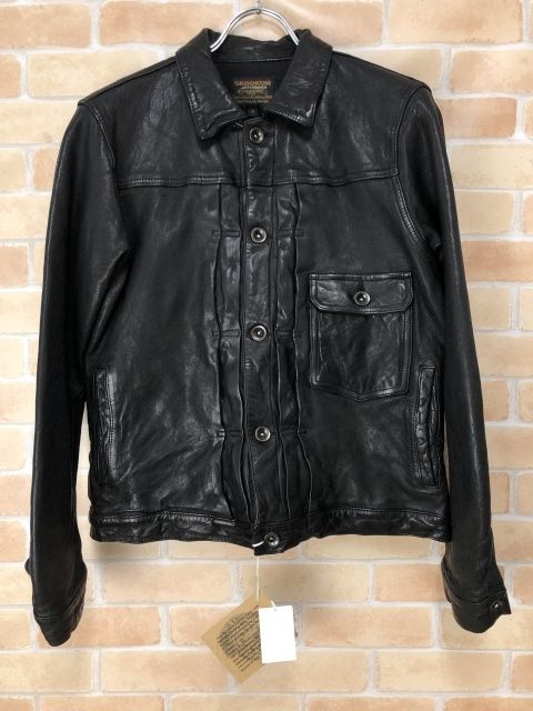 【中古】 タグ付 JACKROSE ジャックローズ SKOOKUM SHEEP VINTAGE WASHED BLOUSON ブラック M 111402961