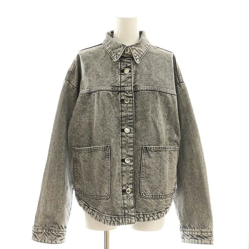 新品☆ZARA ザラ デニムジャケット Gジャン S ザラ ZARA デニムジャケット Gジャン S グレー /AT - メルカリ