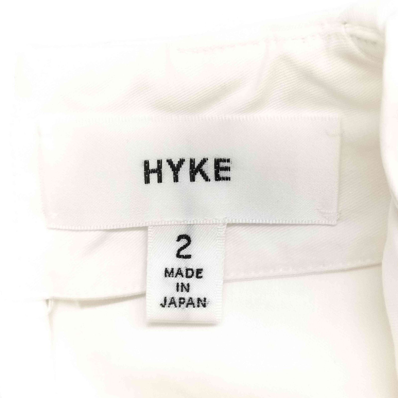 ハイク HYKE バックジップライダースシャツ レディース JPN：2 