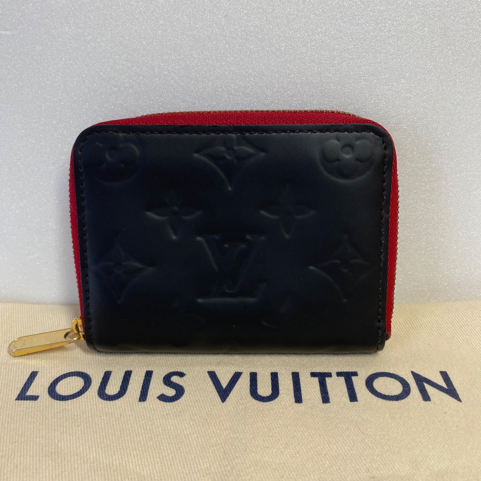 🖤極美品🖤LOUIS VUITTON モノグラムヴェルニ ジッピーコインパース ブラック黒×レッド赤 シリアルナンバーあり！ルイヴィトン -  メルカリ