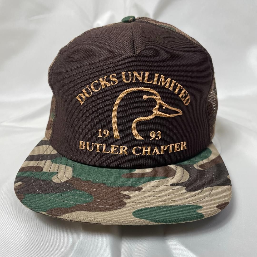 新品USA製 DucksUnlimited 5パネル トラッカーキャップ