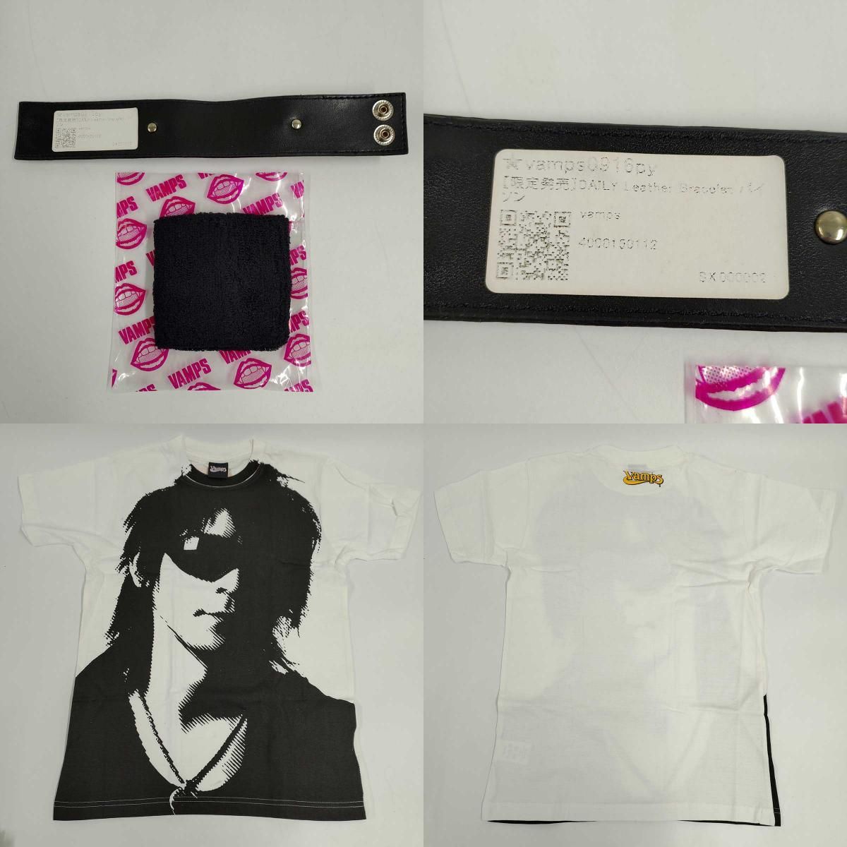 [セット] VAMPS バンプス HYDE ハイド MONTHLY Tシャツ リストバンド バスタオル グッツ ラルク 中古】[セット] VAMPS バンプス HYDE ハイド MONTHLY Tシャツ