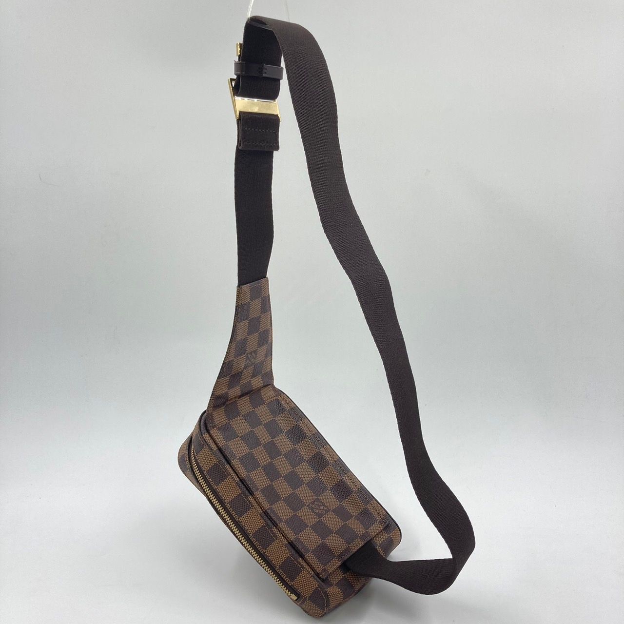 LOUIS VUITTON ジェロニモス ダミエエベヌ ダミエエベヌ PVC ブラウン ボディバッグ N51994 - メルカリ