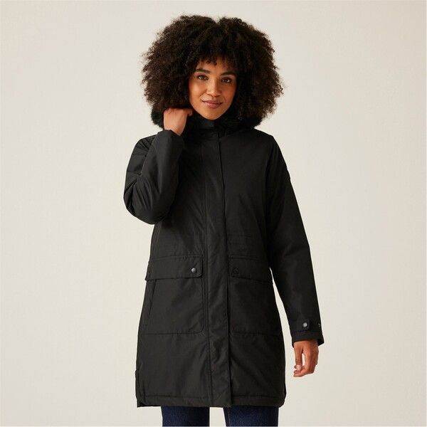 【送料無料】 レガッタ レディース ジャケット・ブルゾン アウター Sabinka II Waterproof Jacket Black