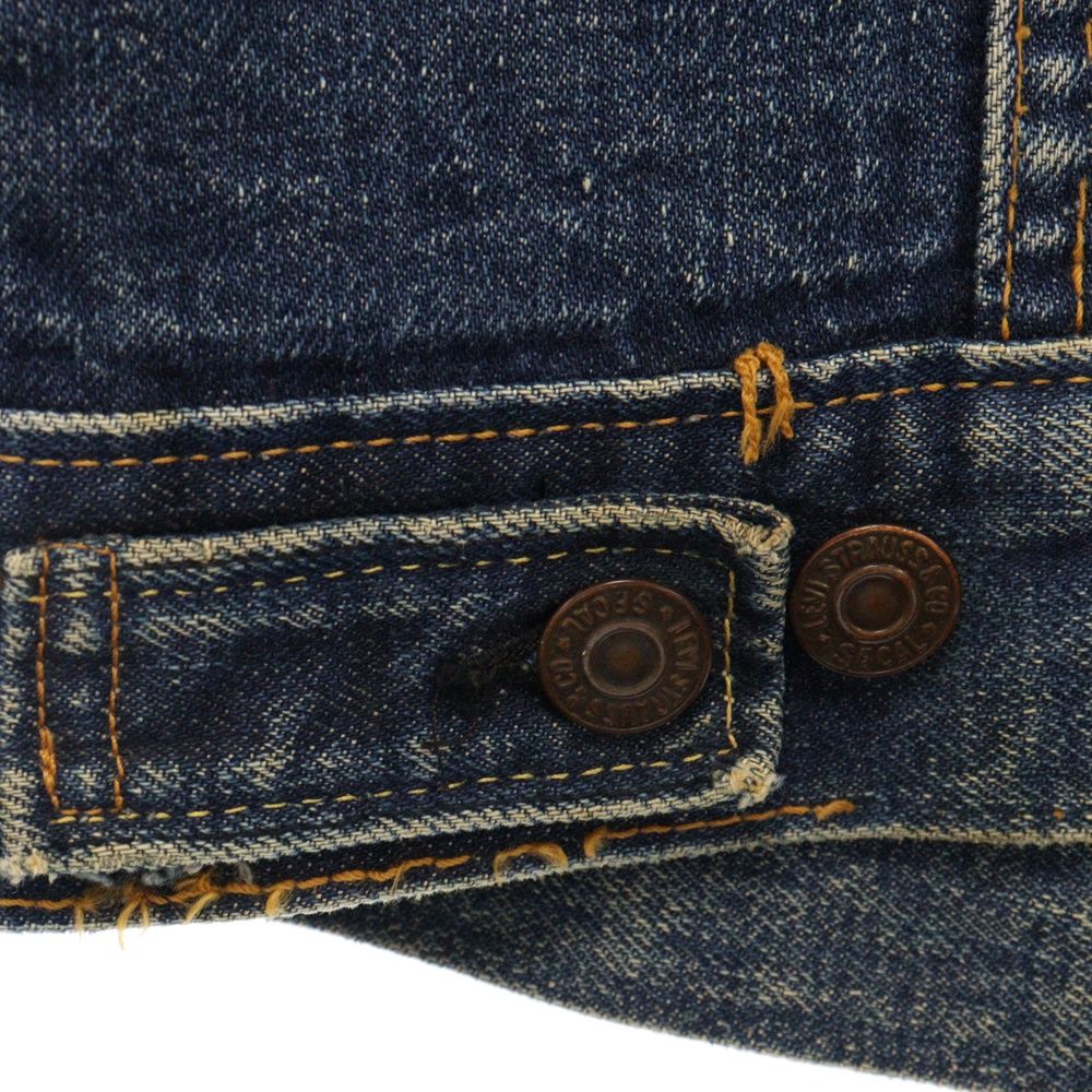 ビンテージ60年代LEVIS70505紙パッチデニムGジャン524刻印青38 Levi's