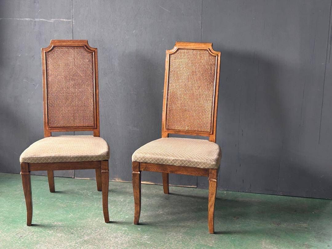 高級　DREXEL ドレクセル　アンティーク　ヴィンテージ　かごめ編み　YS 高級 DREXEL ドレクセル アンティーク ヴィンテージ かごめ編み YS