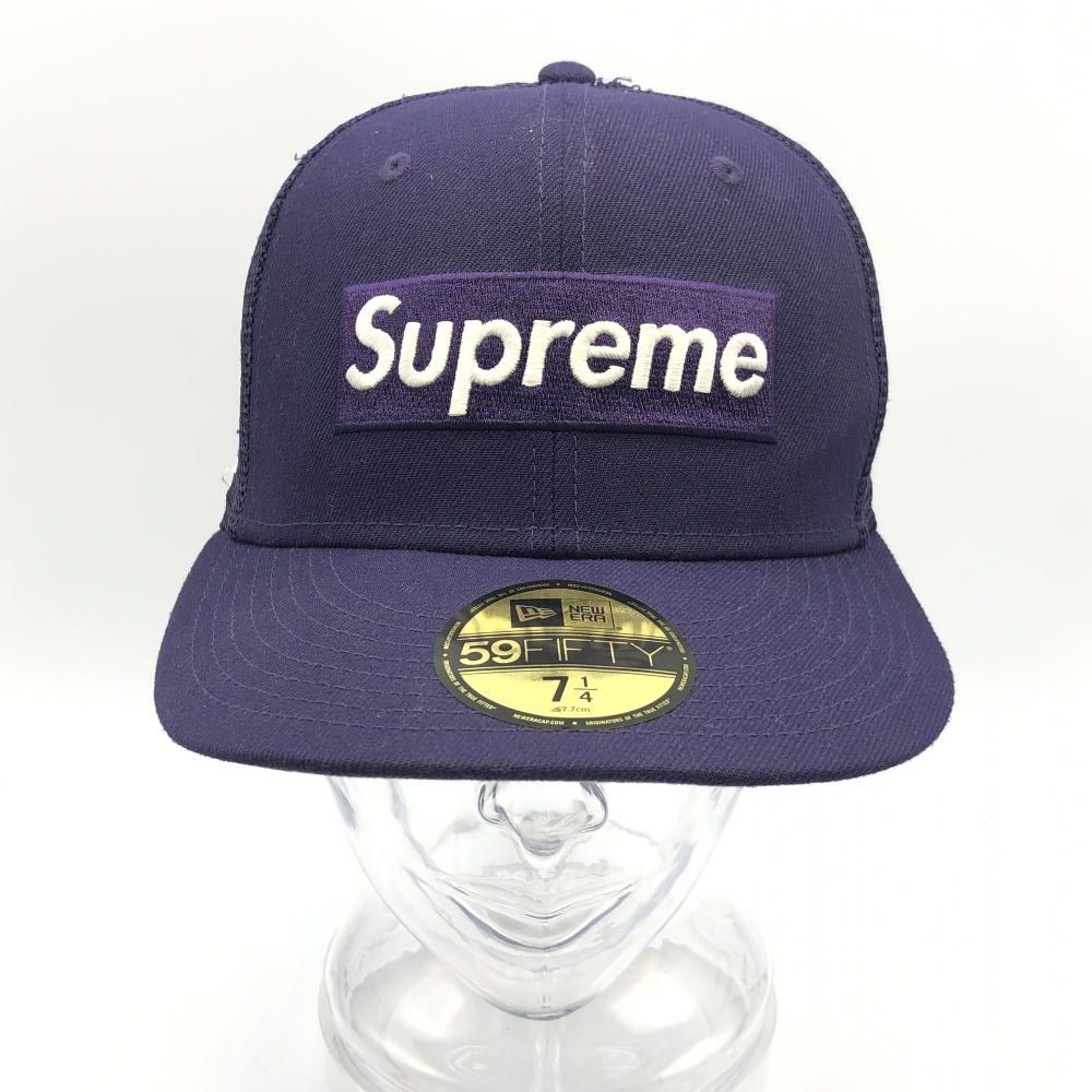 Supreme 24SS Box Logo Mesh Back New Era Purple
