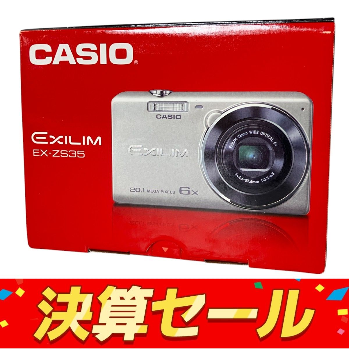 CASIO EX-ZS35 コンパクトデジタルカメラ W10133572