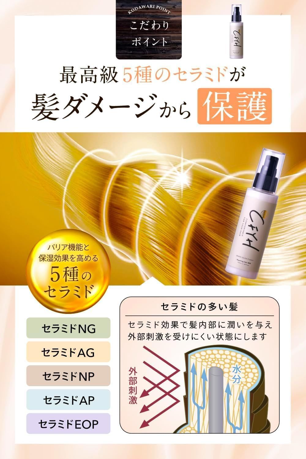 CFYH シャンプー3本　トリートメント　ヘアミルク　5点セット CFYH シャンプー3本 トリートメント ヘアミルク 5点セット CFYH