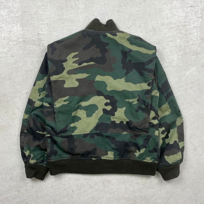 【リバーシブル】　陸上自衛隊　迷彩ブルゾン　ジャケット 陸上自衛隊 MA-1タイプ リバーシブル ブルゾン 迷彩 メンズS-M相当