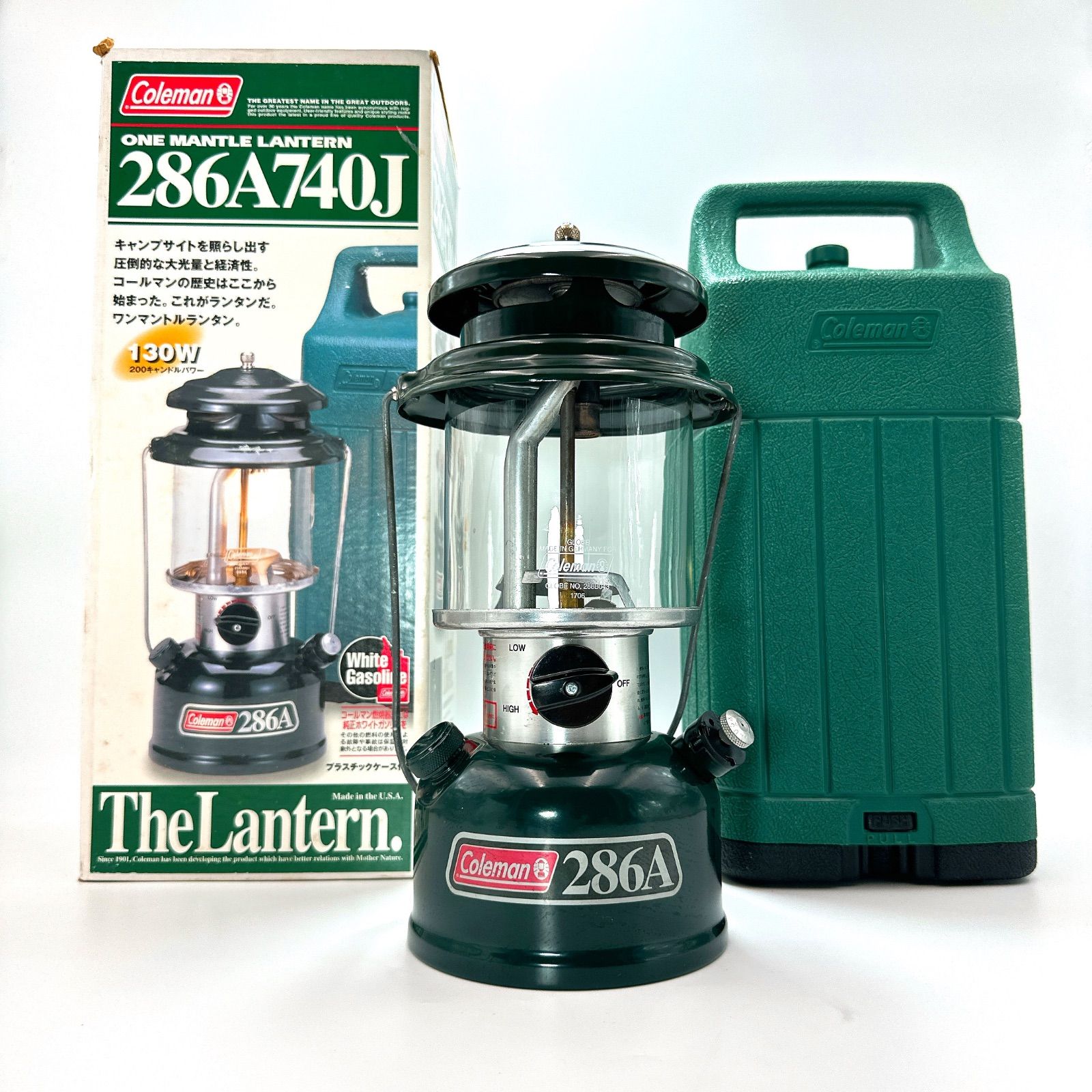 コールマン ワンマントルランタン 286A740J 点灯 済 き 2