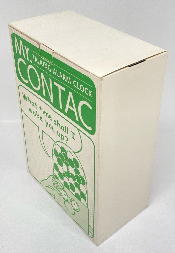 グラクソスミスクライン ミスターコンタック TALKING ALARM CLOCK/黄緑