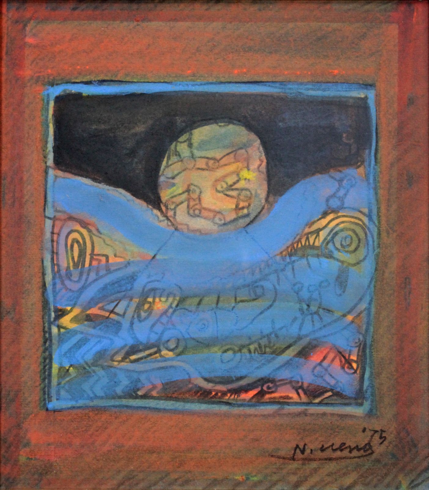 上野憲男『無題』水彩画【真作保証】 絵画 上野憲男『無題』水彩画【真作保証】 絵画 - メルカリ