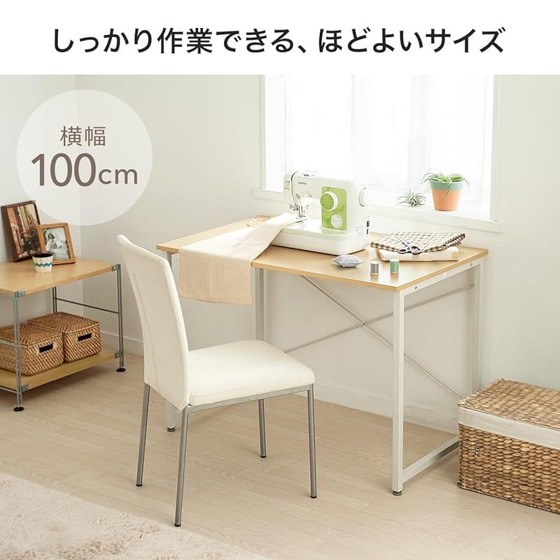 サンワダイレクト デスク 幅120×奥行60cm ホワイト パソコンデスク Amazon | サンワダイレクト パソコンデスク 幅120×奥行60cm モニター