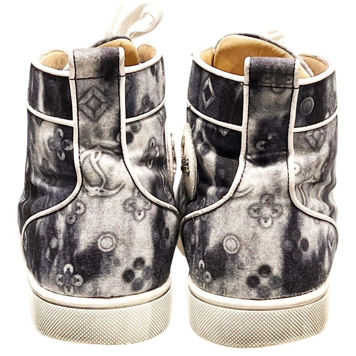 中古】 Christian Louboutin クリスチャンルブタン タイダイ柄 ブルー 