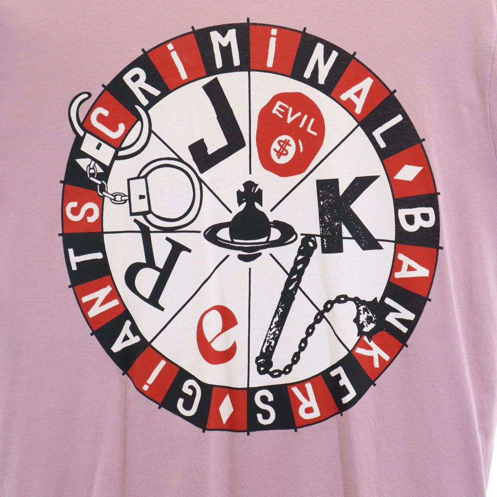 未使用 Vivienne Westwood 半袖 Tシャツ S ピンク ヴィヴィアンウエストウッド 半袖 Tシャツ S ダスティピンク系