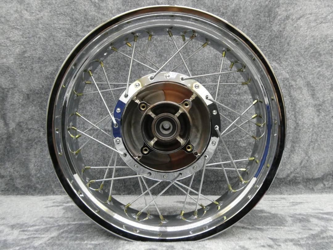 ゼファー750 スポークホイール メッキ /前後18インチ - メルカリ