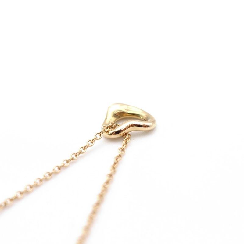ティファニー Tiffany&Co. ネックレス ミニオープンハート K18 Au750