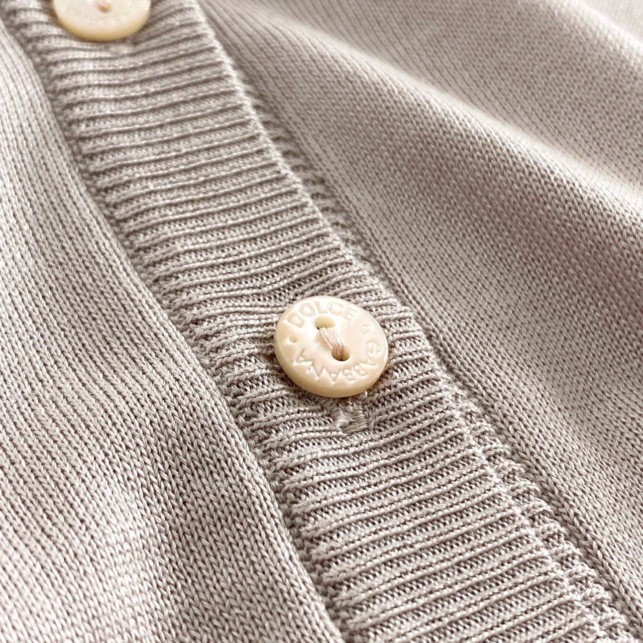 DOLCE & GABBANA ロングカーディガンシルクコットン