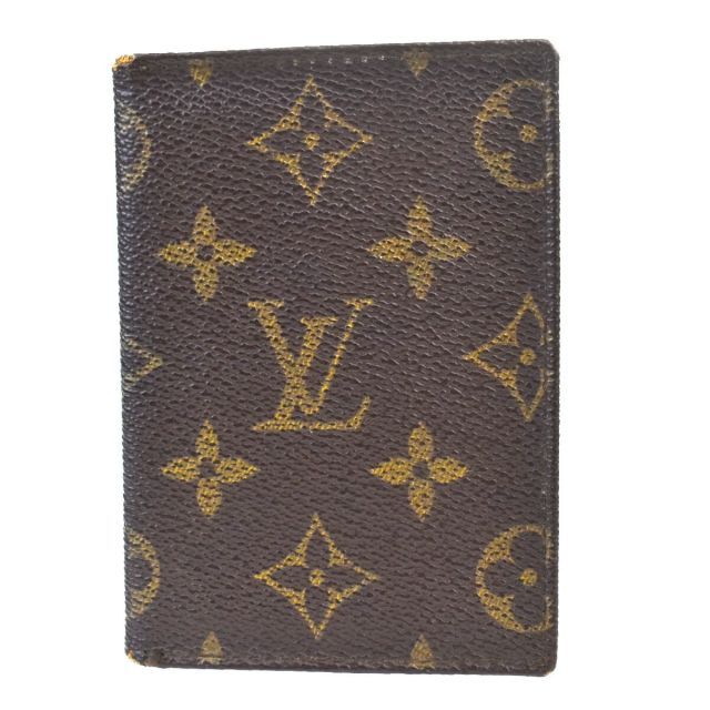 【中古】 ルイ・ヴィトン(Louis Vuitton) モノグラム ポルト2カルト ヴェルティカル M60533 旧型 モノグラム 定期入れ ブラウン 03PA589