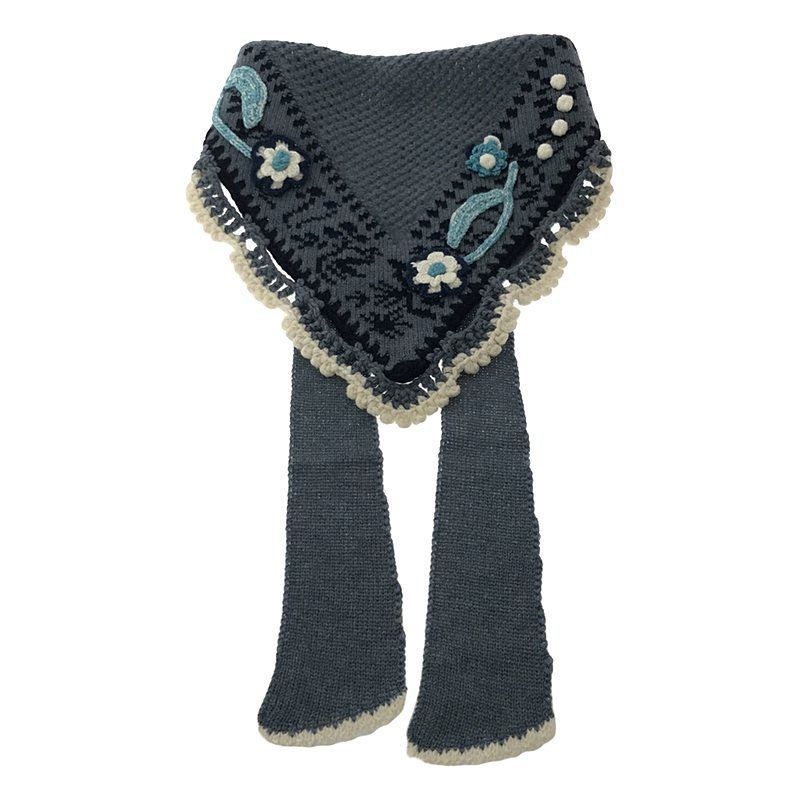 【新品】  Mame Kurogouchi / マメクロゴウチ | 2022AW | floral motif hand-knitted scarf / フローラル ニット スカーフ | 1 | khaki 楽天市場】【新品】 Mame Kurogouchi / マメクロゴウチ | 2022AW