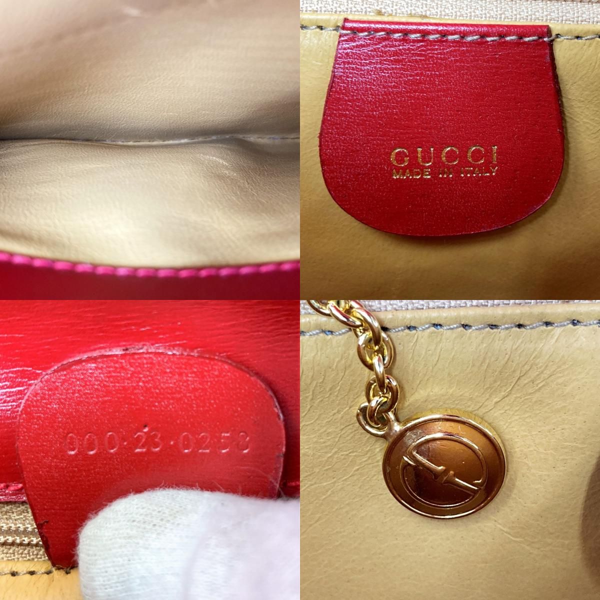 美品 GUCCI グッチ レディロック ショルダーバッグ ハンドバッグ 2WAY 