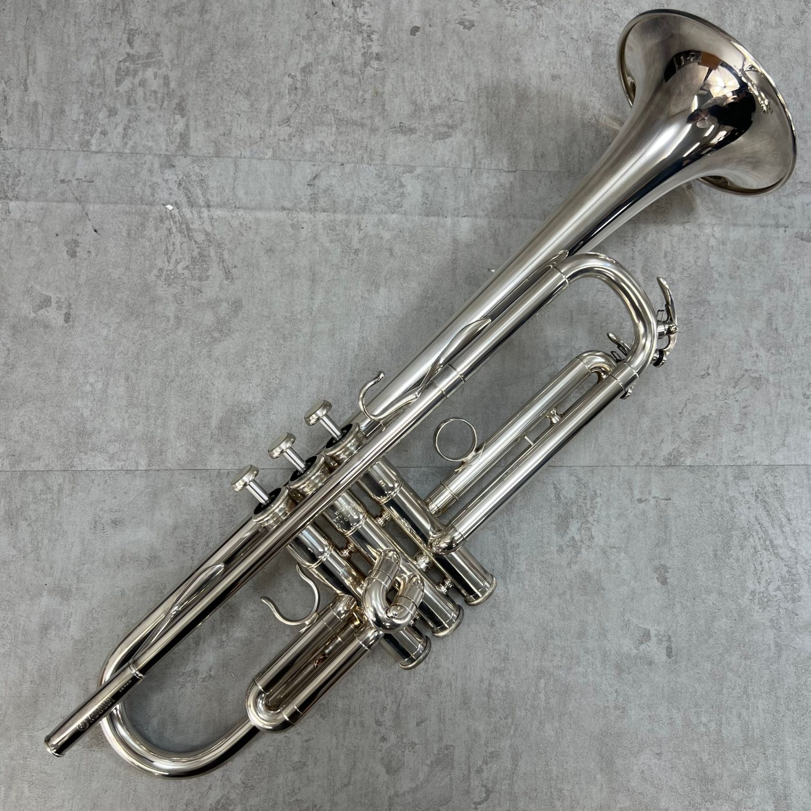 ヤマハ B♭トランペット YTR-736 銀メッキ マウスピース ハードケース イエローブラス2枚取り trumpet 管楽器 YAMAHA