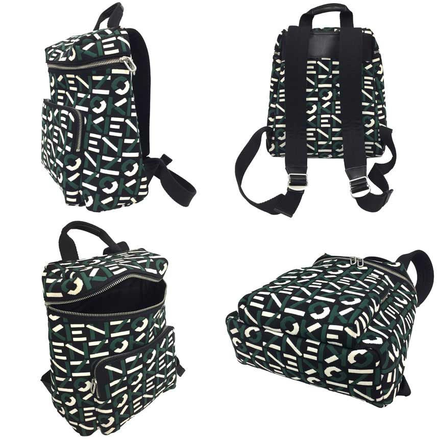 KENZO ケンゾー バックパック リュック ファブリック ロゴ