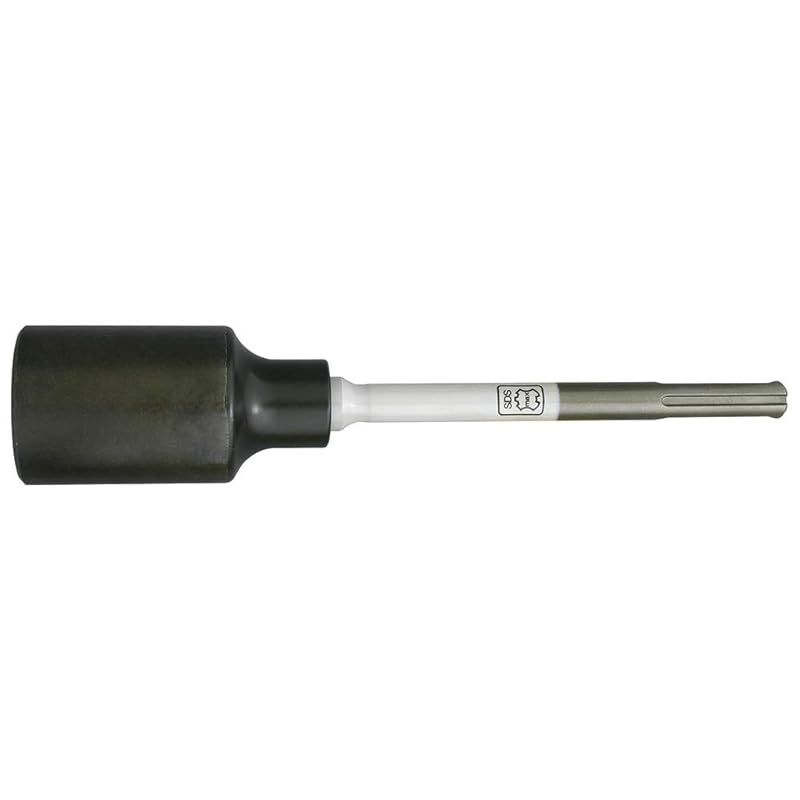 清水製作所 ラクダ 単管打込アダプター B型 SDS-max用 18mm x 355mm 内径50mm 孔の深さ80mm 10117