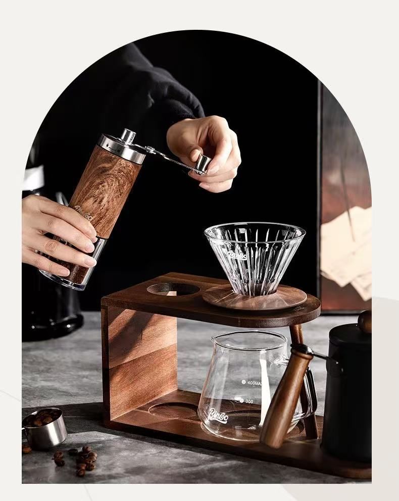 コーヒーマシンハンドドリップコーヒーポットセットコーヒー豆ミル家庭用コーヒーマシンハンドドリップコーヒー器具セット