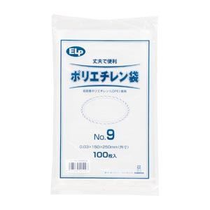 （まとめ） シモジマ ポリエチレン規格袋 6999509 100枚入 【×10セ