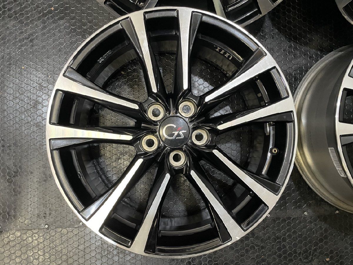 トヨタ プリウスα 純正OPホイール G'z 18インチ 4本 7.5J5HPCD114.3+42 希少 ヤリスクロス C-HR ハリアー アルファード等　(VHA455) クレジットカード QRコード決済可能 トヨタ プリウスα 純正OPホイール G'z 18インチ 4本 7.5J5HPCD114.3+42